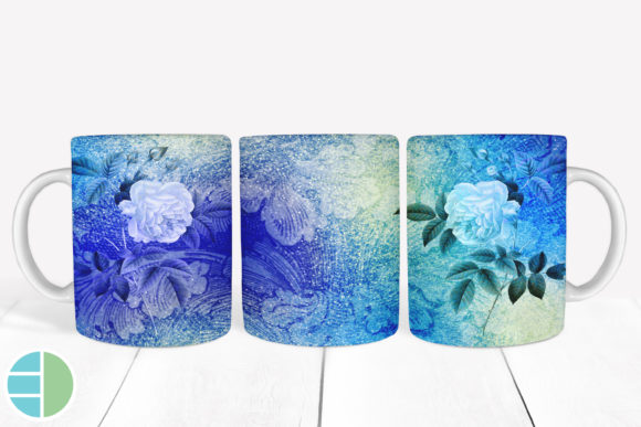 Download Mug Sublimation Vintage Flower Designs - Flower designs Collection