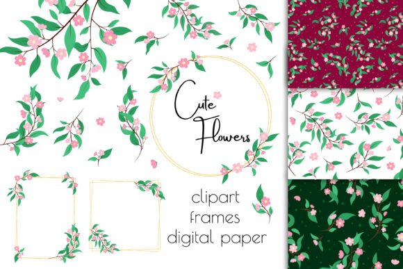 Download Cute Flowers PNG Clip Art, Floral Frames - Flowers png Collection