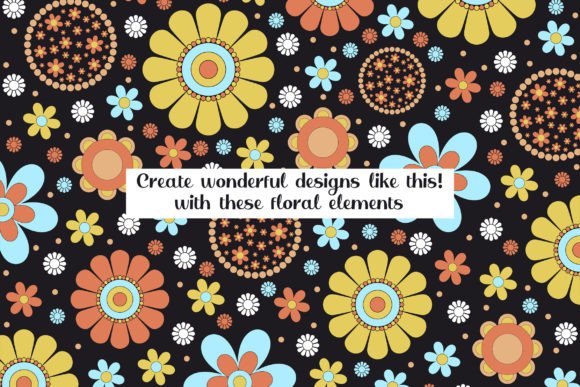 Download Floral Elements - Flower Power Designs - Flower power designs Collection