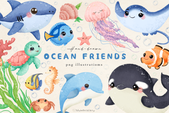 Download Ocean Friends Aquatic Life - Aquatic Collection